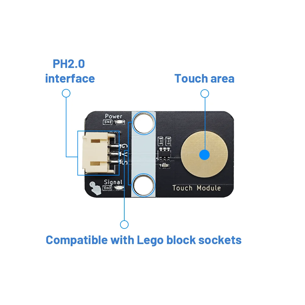 Touch Sensor Touch Button Module Capacitive Jog Type Single Key Touch Switch Sensing Compatible Arduino\microbit\esp32.