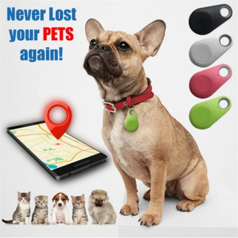 Mini Fashion Smart Hond Huisdieren Bluetooth 4.0 Gps Tracker Anti-Verloren Alarm Tag Draadloze Kindertas Portemonnee Key Finder Locator