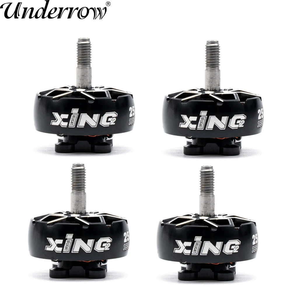 IFlight XING2 2506 1500KV 1850KV 6S Black Brushless Motor Long Range with 5mm titanium alloy shaft for FPV Freestyle 6inch Drone
