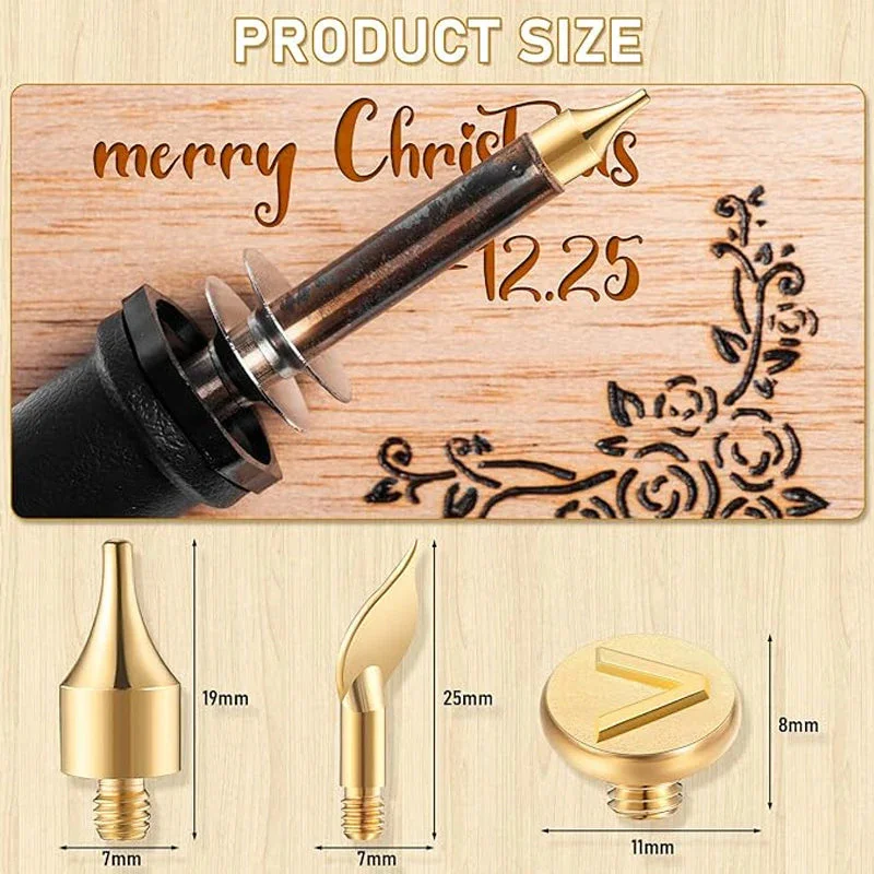 28/56Pcs Wood Burning Tip Copper Letters Wood Burning Tool Wood Burning Alphabet Template Branding and Personalization Tool