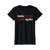 Make Russia Small Again Shirt Make Russia Small Again T-Shirt 100% Cotton 2024 New T-Shirt Short Sleeve Fall Tee Top 01232 1