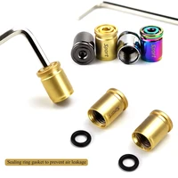 1Set Sport Tire Valve Stem Cap Zinc Alloy Anti-theft Tire Wheel Stem Air Valve Caps for Cars, SUVs, Bicycle, Trucks, Motorcycles 3