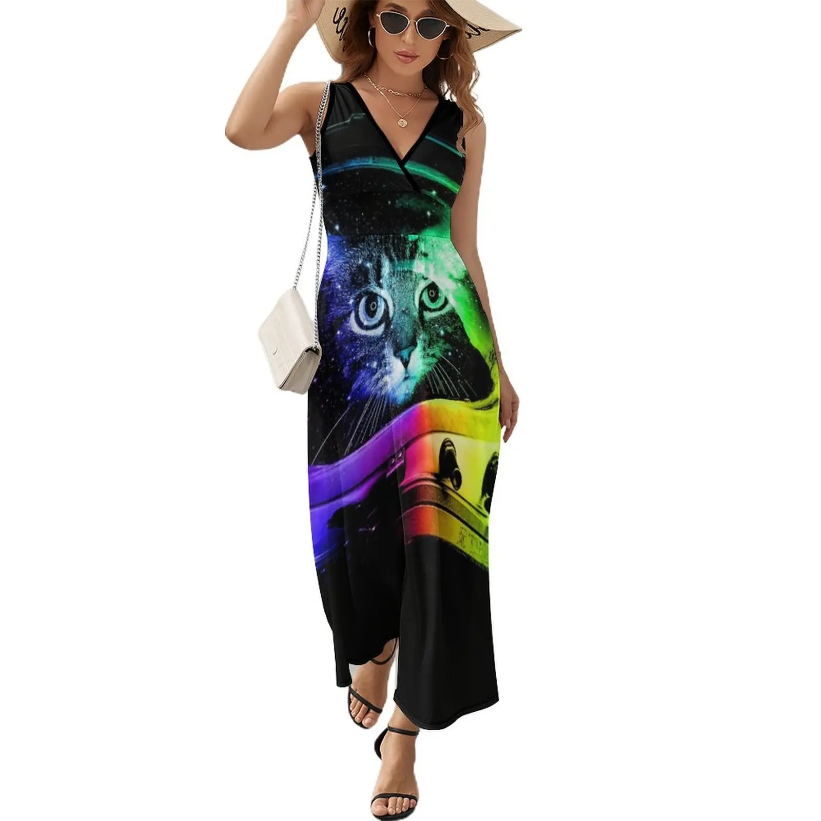 

Astronaut Cat Sleeveless Dress luxury dresses elegant chic wedding evening dresses