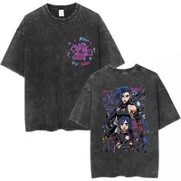 للجنسين غامض Jinx لعبة المشجعين عاشق الهدايا غسلها قميص تي شيرت على طراز هاراجوكو للرجال النساء قصيرة الأكمام عالية الجودة القطن تيز 5