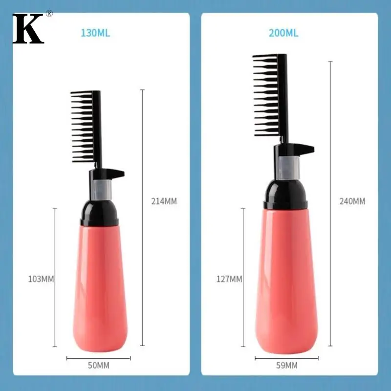 130/150/200Ml Professional Hair Coloring Comb Empty Hair Dye Bottle with Applicator Brush Dispensing Salon Styling Tool hair dye applicator bottle hair dyeing bottle hair dye bottle