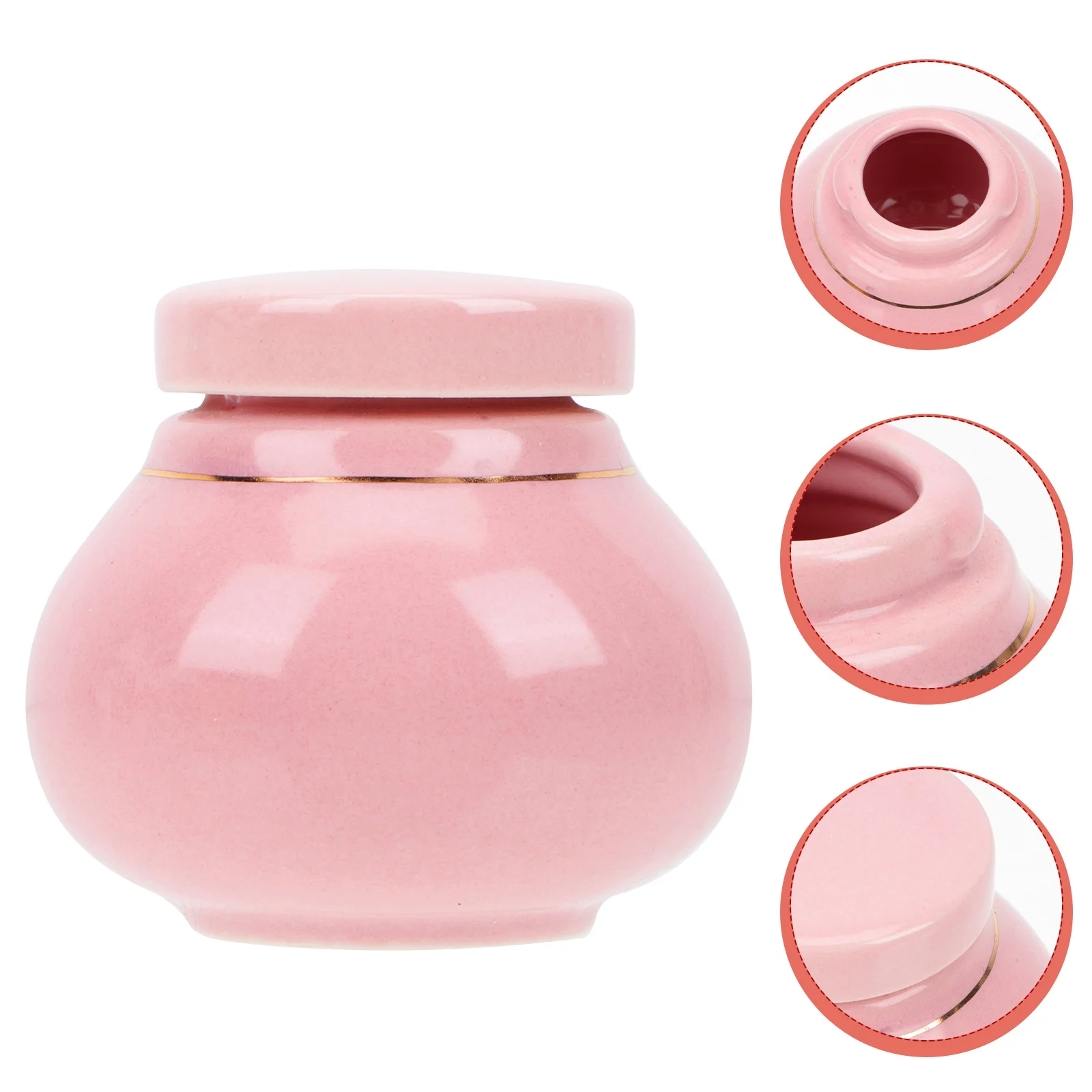 

Home Ceramic Chinese Medicine Powder Jar Face cream lotion packaging bottle mask powder pearl powder paste formula sub-bottle