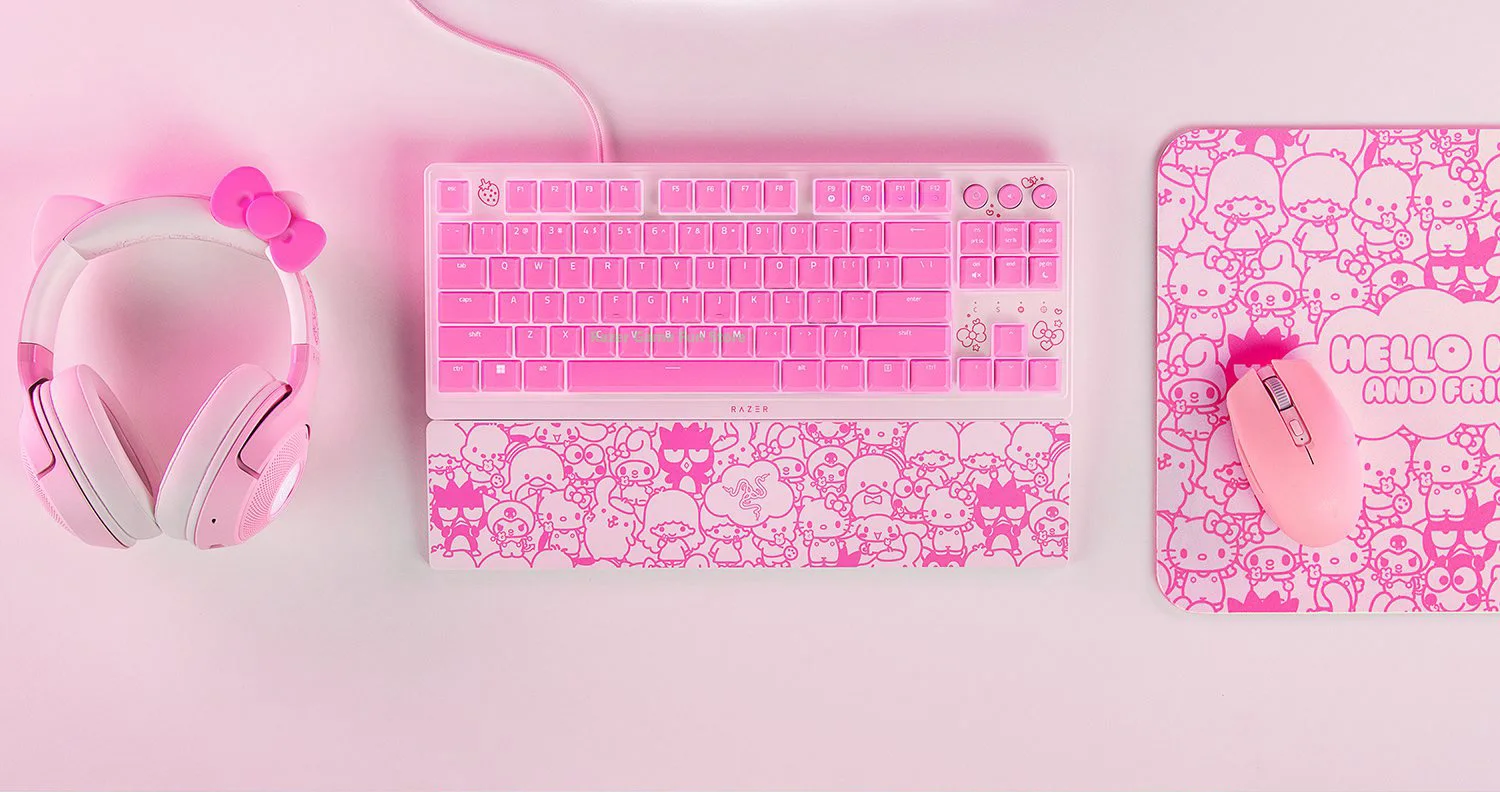 Teclado Razer Sanrio Hello Kitty and Friends (Edição Limitada