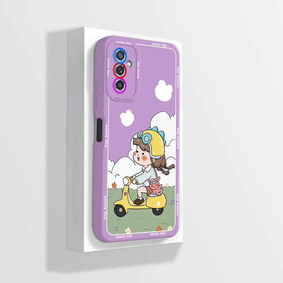 Floral Matte Silicone Soft Cover - Fashion Printed Protective Case