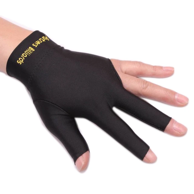 BOODUN Billiard Glove -skid Breathable Cue Sport Glove 3 Finger Super  Elastic Sports Glove Fits on Left or Right Hand 