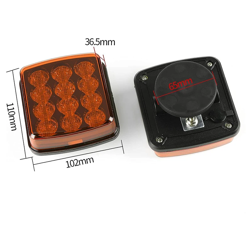 Yuanjoy ���� LED ���׳�ƽ Ʈ���Ϸ� �Ĺ̵� �����, Ʈ�� ȭ����, ��� ��ȣ �극��ũ��, ��Ȳ��, 12 V, 24V