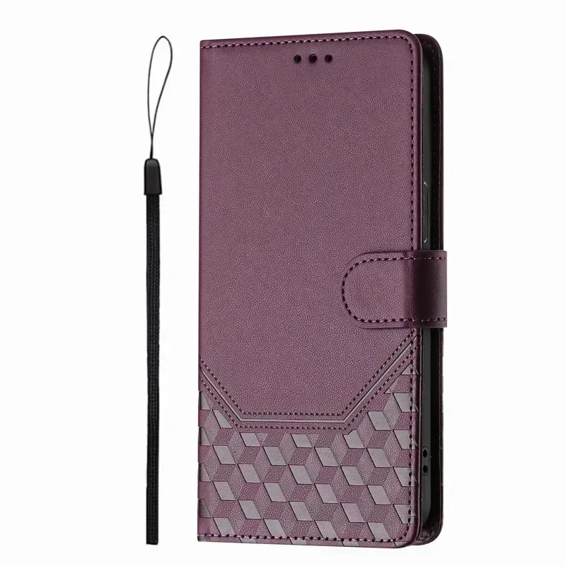 Honeycomb Wallet Phone Cover - Stylish Protective Case