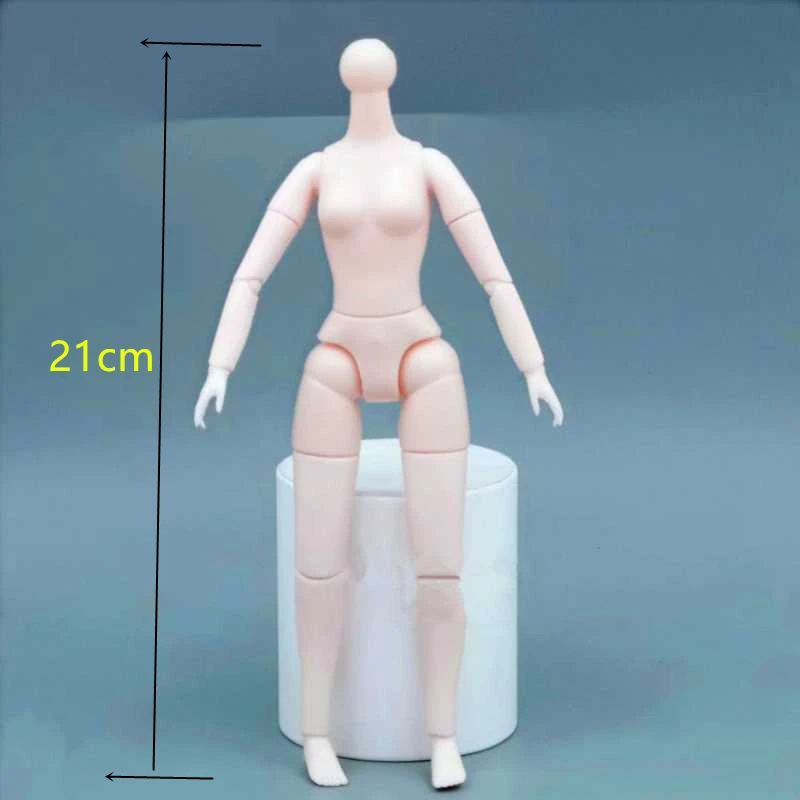 26cm Doll 18 Movable Joint Doll Body White Skin 1/7 Bjd Dress Up Toy Accessories for Girls 3