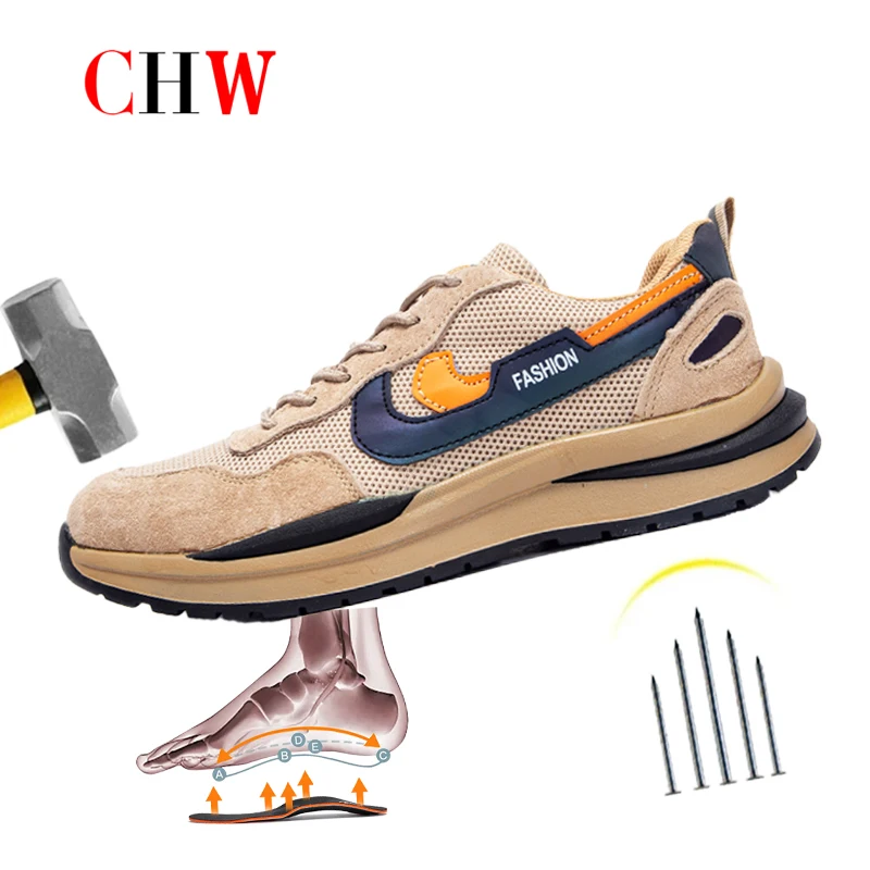 Chw Scarpe Casual Scarpe Antinfortunistiche Scarpe Con Tecnologia Scarpe Con Tecnologia Scarpe Antiperforazione Antiurto Traspirante Confortevole Lavo