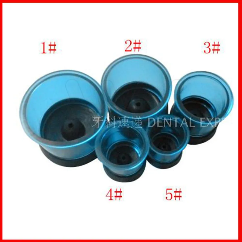 5pcs/set New Dental Lab Round Casting Rings Formers With Base Wax