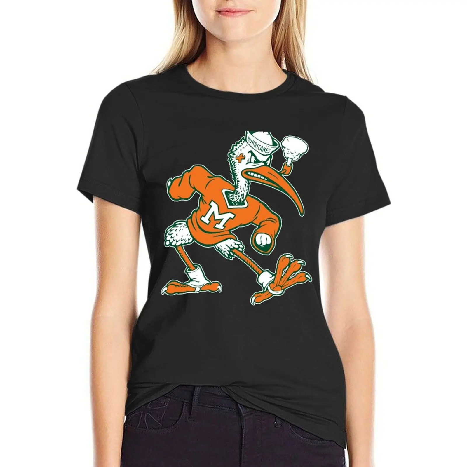 

Vintage Sebastian Mascot of Univ. of Miami Mascot T-shirt hippie clothes graphics tees Women clothes