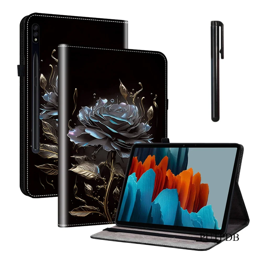 Faux Leather Tablet Cover - Premium Protective Case