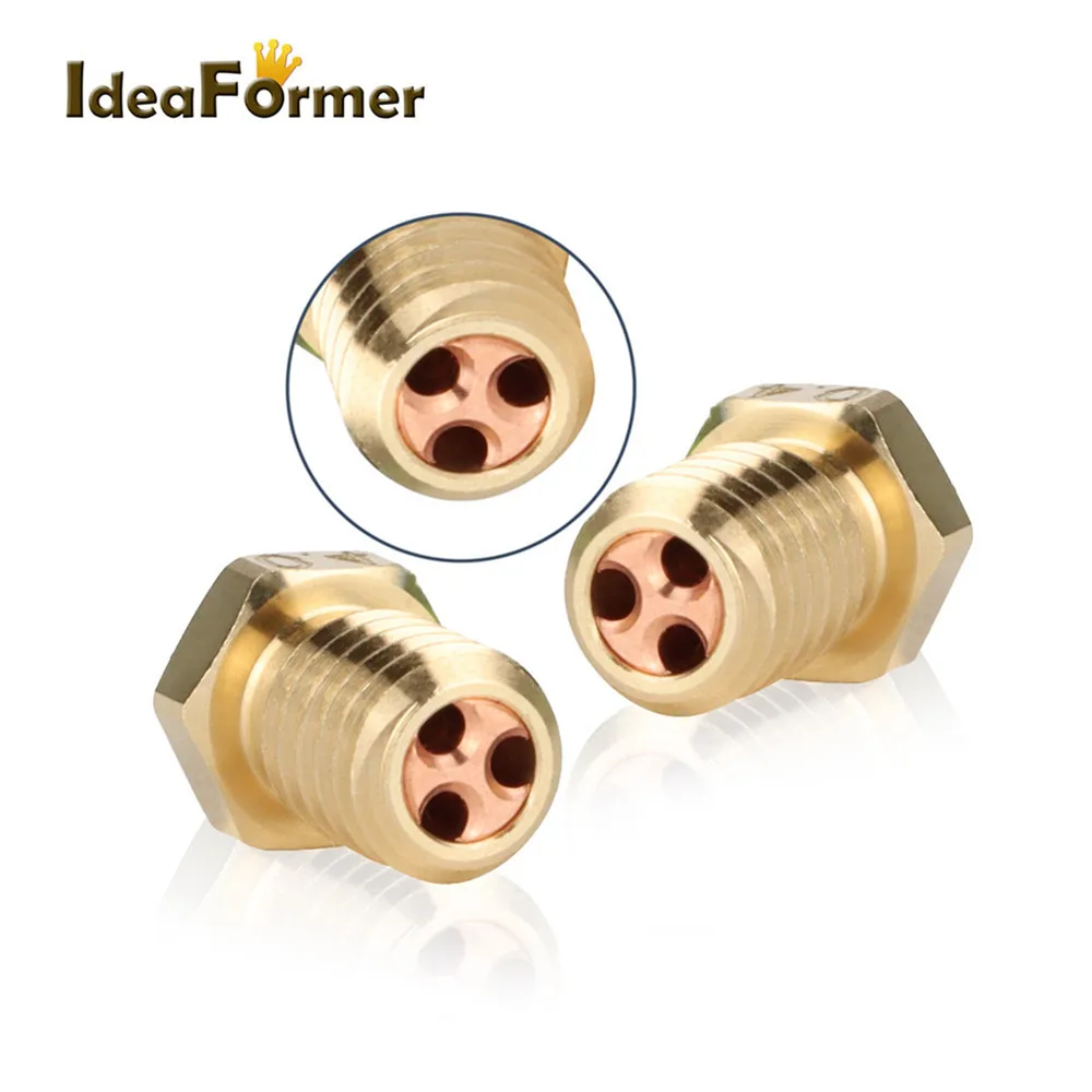 E3D V6 Clone-CHT Tip Nozzle Brass Copper Print Head 0.4mm High Flow Nozzl for 1.75mm Filament Fast Speed 3D Printer Accessories wireless fast speed low delay single earphone walkie talkie ear hook headphone headset two way radio audio accessories