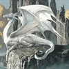 70*100cm 2000pcs Advanced Paper Jigsaw Puzzles White Dragon Animal Painting Stress Reducing Blazing with Color Christmas Gifts 4