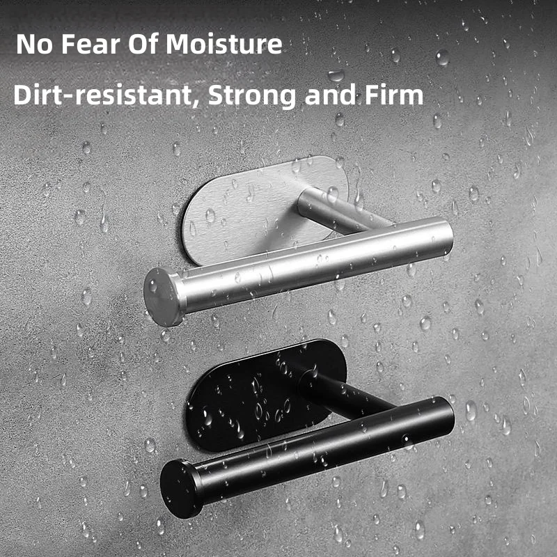 Paper Towel Holder Toilet Paper Holder No Drill Self Adhesive Stainless Steel