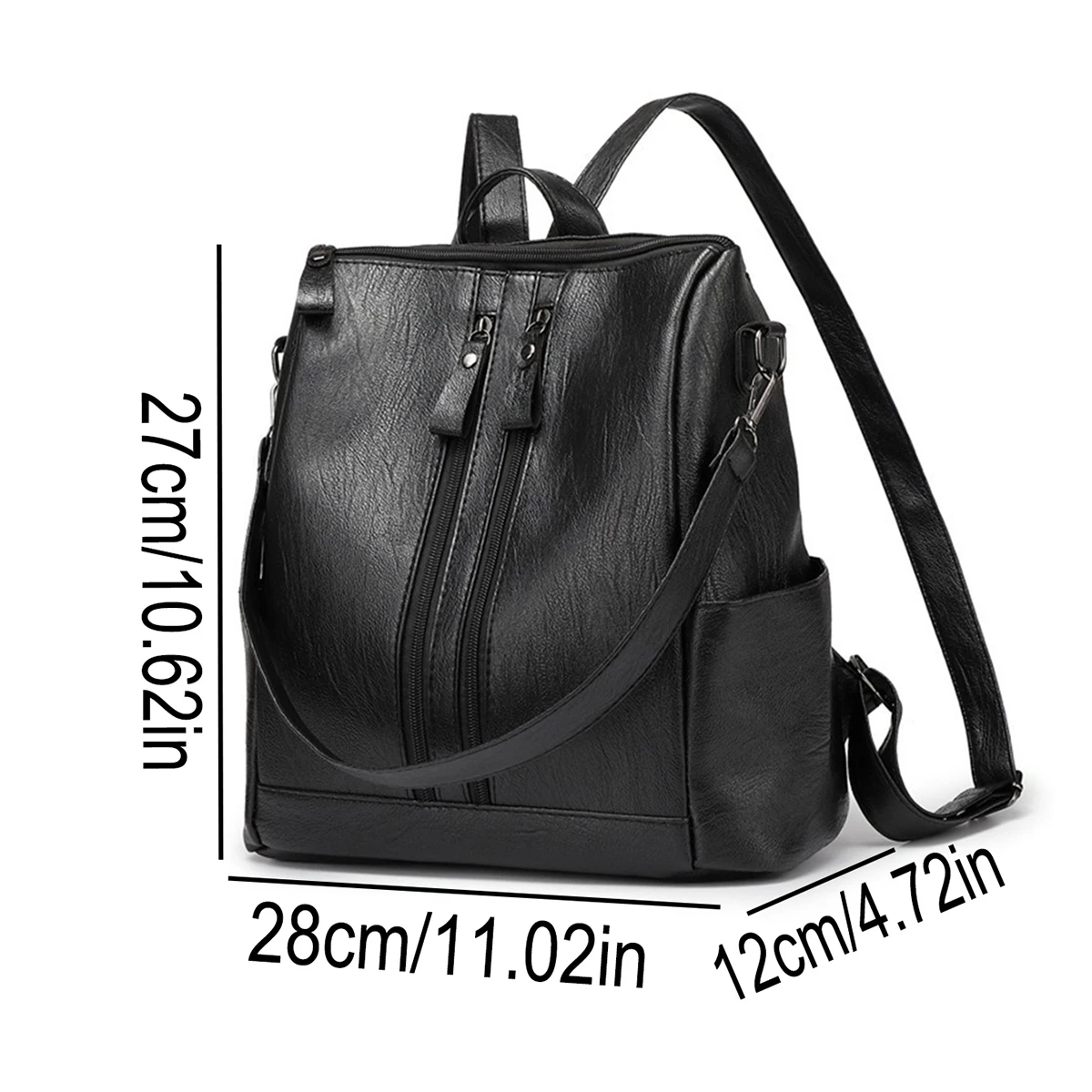 Women's Fashion Casual Backpack Small Lightweight Cute Daily Travel Bag For College School Commute Outdoor Shoulder Bag - 2
