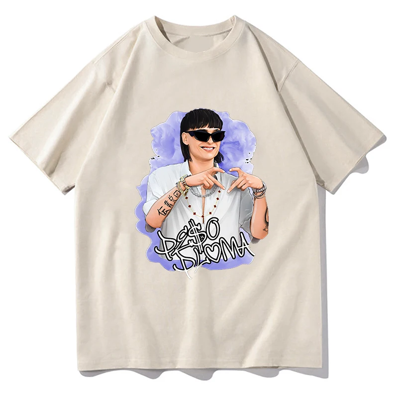 

2024 PESO PLUMA Fans Print T-Shirts Fashion Casual Shirts Unisex Round Neck Short Sleeve Tee Fans Gift Vintage Hip Hop Top Tees