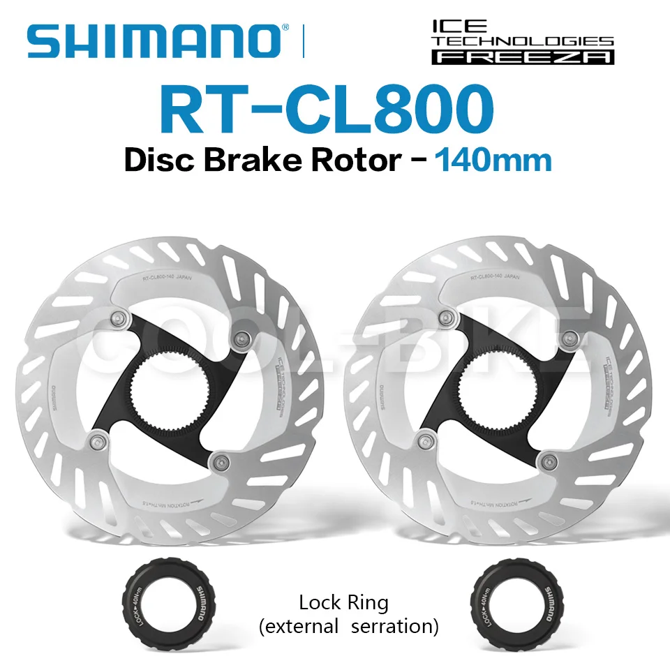 Cl900ディスクローター　160mm-140mm前後セット 楽天市場】○【2枚セット】SHIMANO(シマノ) RT-CL900 センターロック