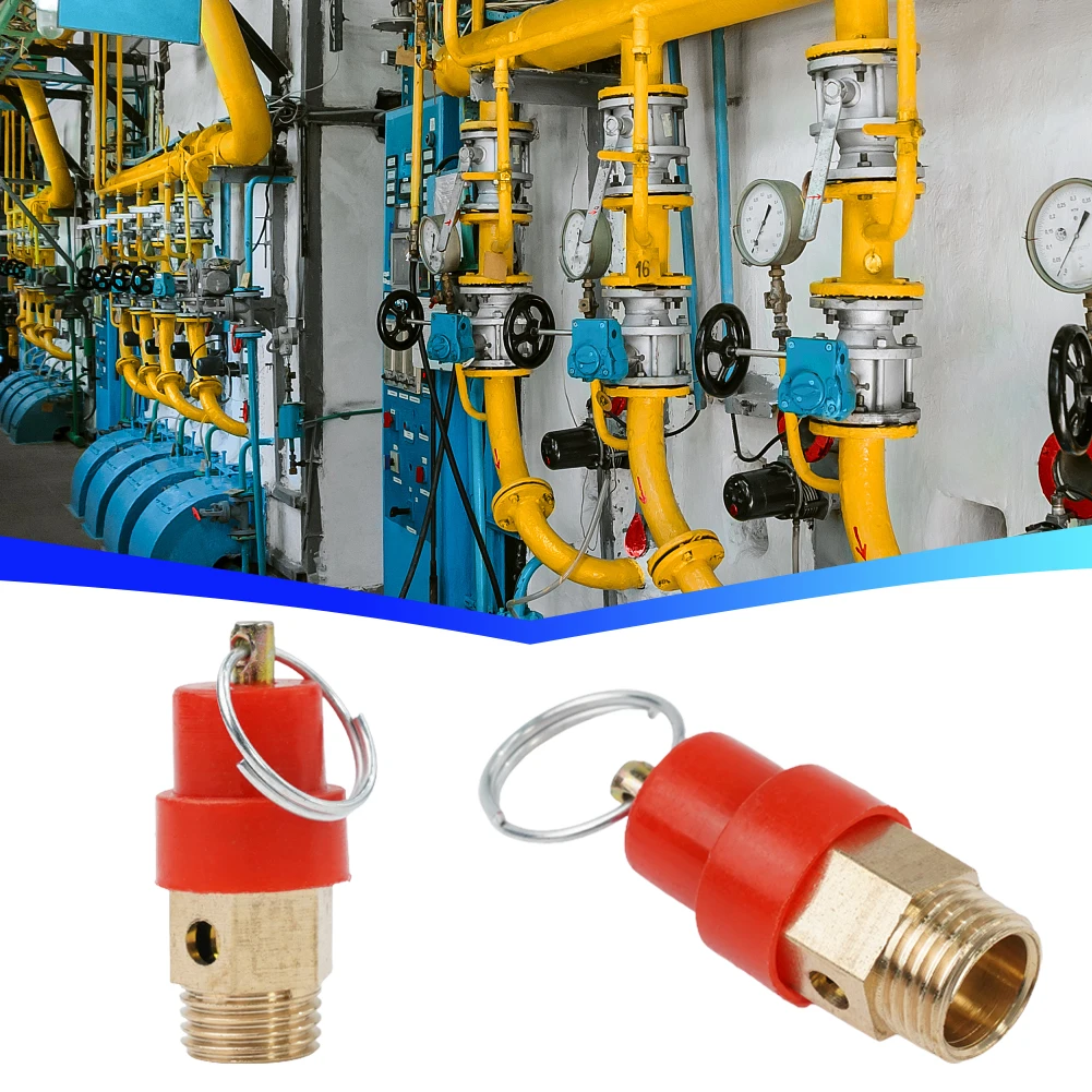 Messing 1/4 "1/8" bsp 8kg Luft kompressor Druck Sicherheits ventil 120psi Feder Sicherheits ventil für Luftpumpen kompressor – Detail 18
