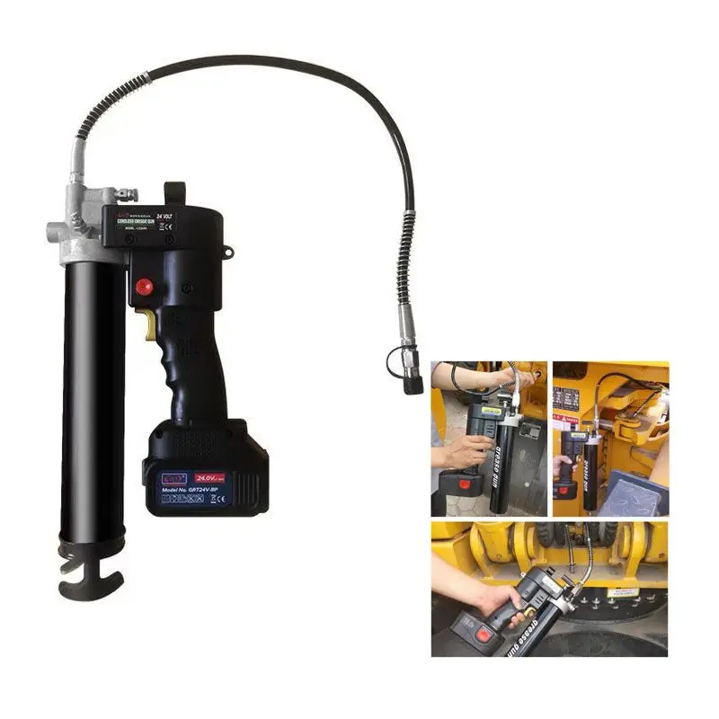 21v Portable Electric Grease Gun 10000psi Oilfilling Tool With Digital
