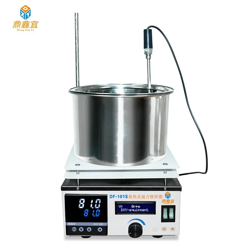 

Xin Tester 5L Heating Magnetic Stirrer DF-101T-5L Lab Digital Display Constant Temperature Mixer Timed 220V