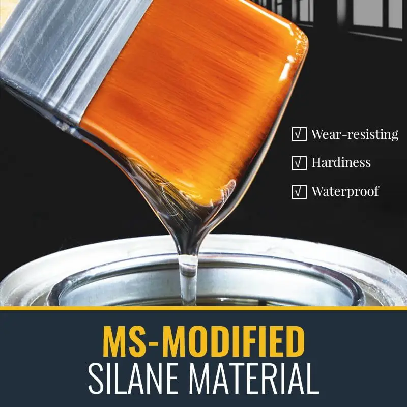 Adesivo de Reparo Transparente Ms-modified Rachaduras de Secagem Rápida Impermeáveis Revestimento Protetor para Azulejos Madeira Metal 100ml