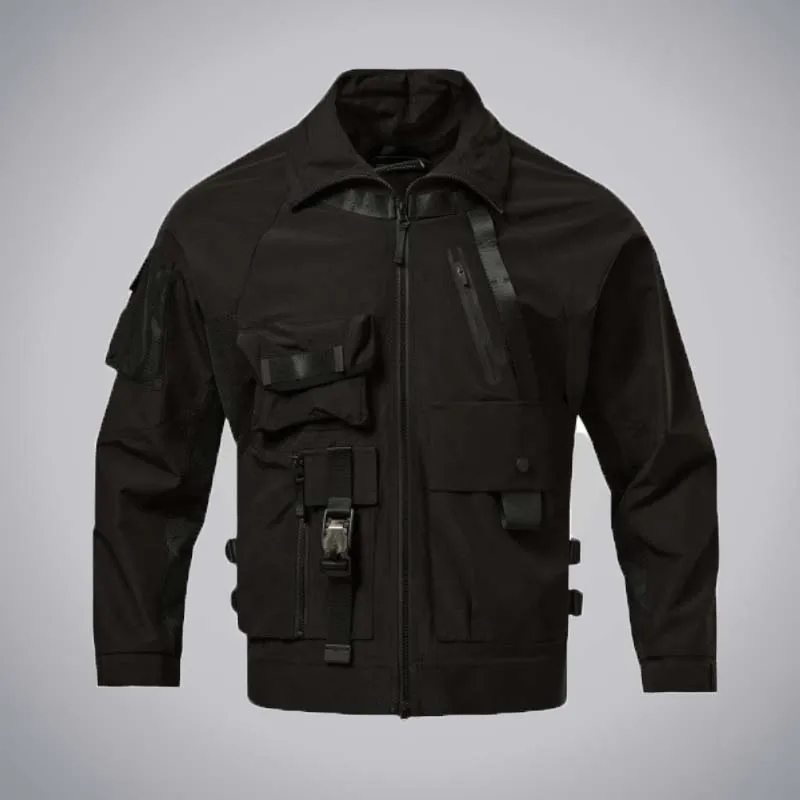 

Весенне-осенний мотоциклетный костюм для езды на открытом воздухе, черная водонепроницаемая ветрозащитная Мужская ветровка, куртка, ветрозащитный костюм, куртки для внедорожников