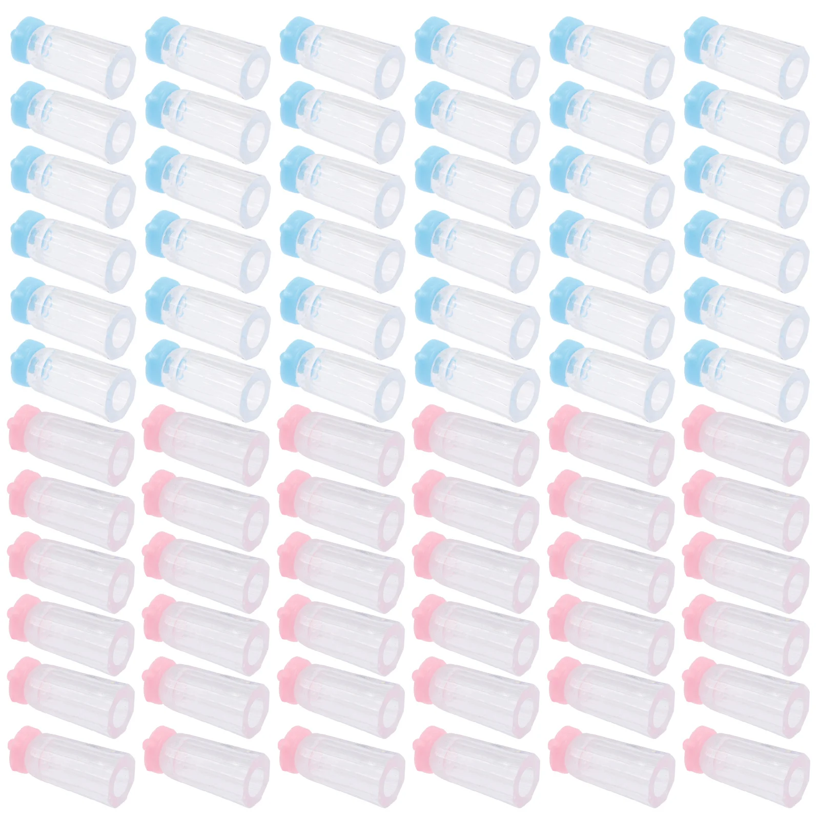 

72 Pcs Souvenir For Baby Tea Toys for Girls Small Bottle Decoration Infant Milk Baby Party Ornament Newborn