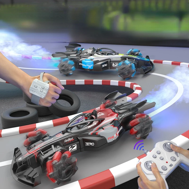 

Радиоуправляемый автомобиль ФОРМУЛА F1 жест Дистанционный датчик гоночный автомобиль имитация выхлопных газов элегантная игра для соревнований со скидкой детские игрушки
