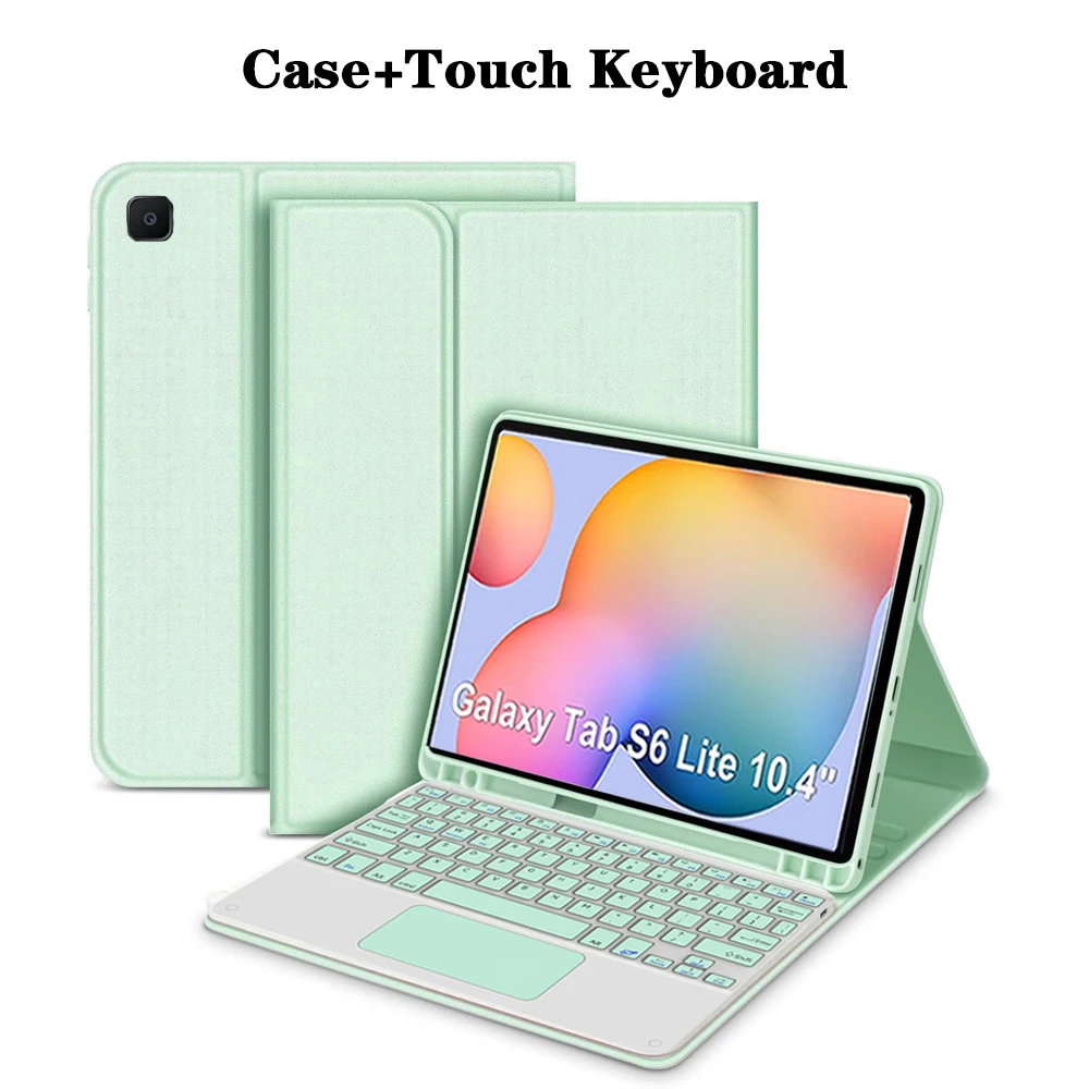 Premium Tablet Case and Keyboard Cover with Pencil Holder, 10.4-Inch