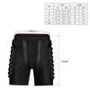 Tomshoo Hip Butt Protective Padded Shorts Armor Hip Safe Shorts Snowboarding Skating Skiing Ride Hip Protection Shorts Men Women 6