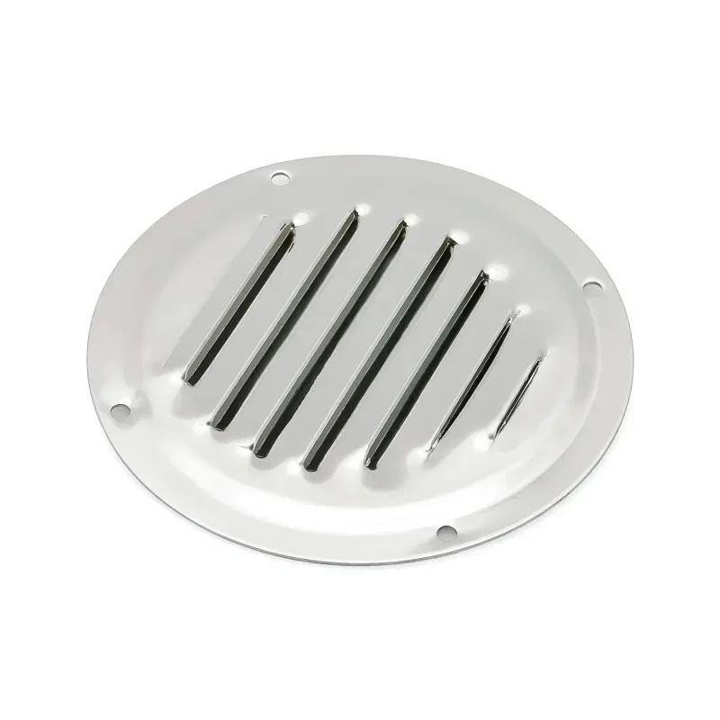 Air Louver Vent Stainless Steel 316 Boat Marine Round Square Grille Ventilation Louvered Ventilator Grill Cover Side Knob Open