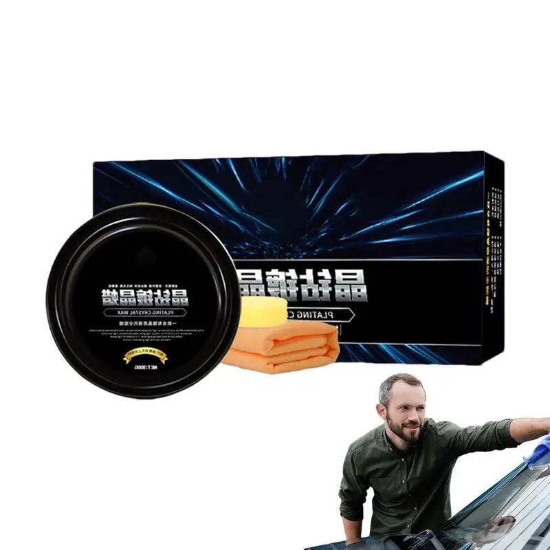 

Wax Coating For Cars Dust-Proof Nano Wash Wax Portable Vehicles Polishing Wax For Travel Daily Life No Damage Wash Wax For