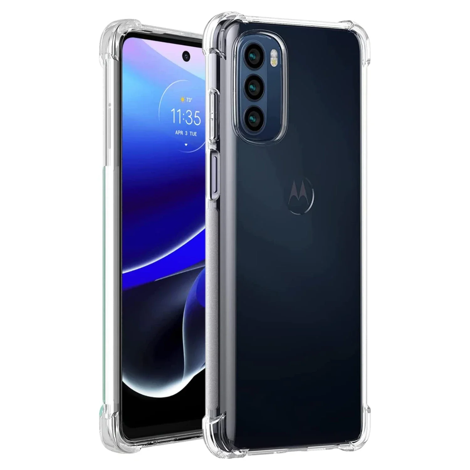 Custodia Antiurto Trasparente Per Moto Edge S30 / Moto Edge 30 Fusion Ultra Pro Neo Slim Cover Antigoccia In Silicone Tpu Ultra-Sottile E Morbido