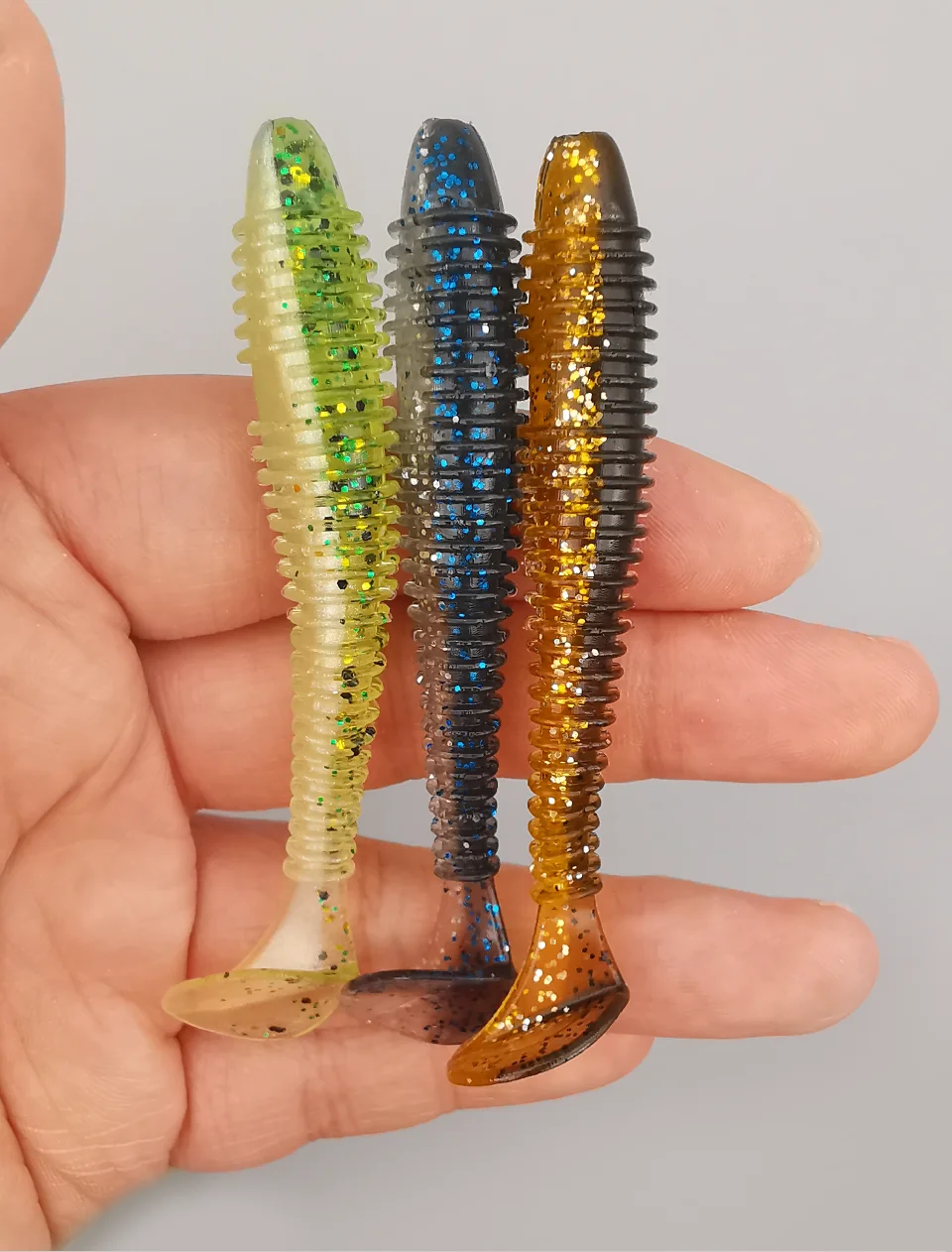 LUREHOLIC Swing Impact FAT Angelköder 1,5" 2,0" 2,5" 2,8" Spiral Paddle Tail Lures Wobbler Angeln weicher Köder Für Bass – Detail 2