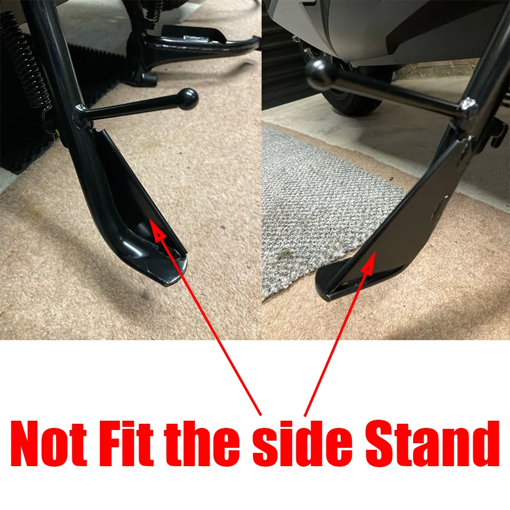 Extension Béquille Latérale Moto - Support Élargisseur Alliage Aluminium - Pour Moto Vélo Électrique