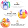24 Pcs Decorations Tumbler Toy Child Mini Animal Sculpture Abs Babydoll Desktop Adornment 4