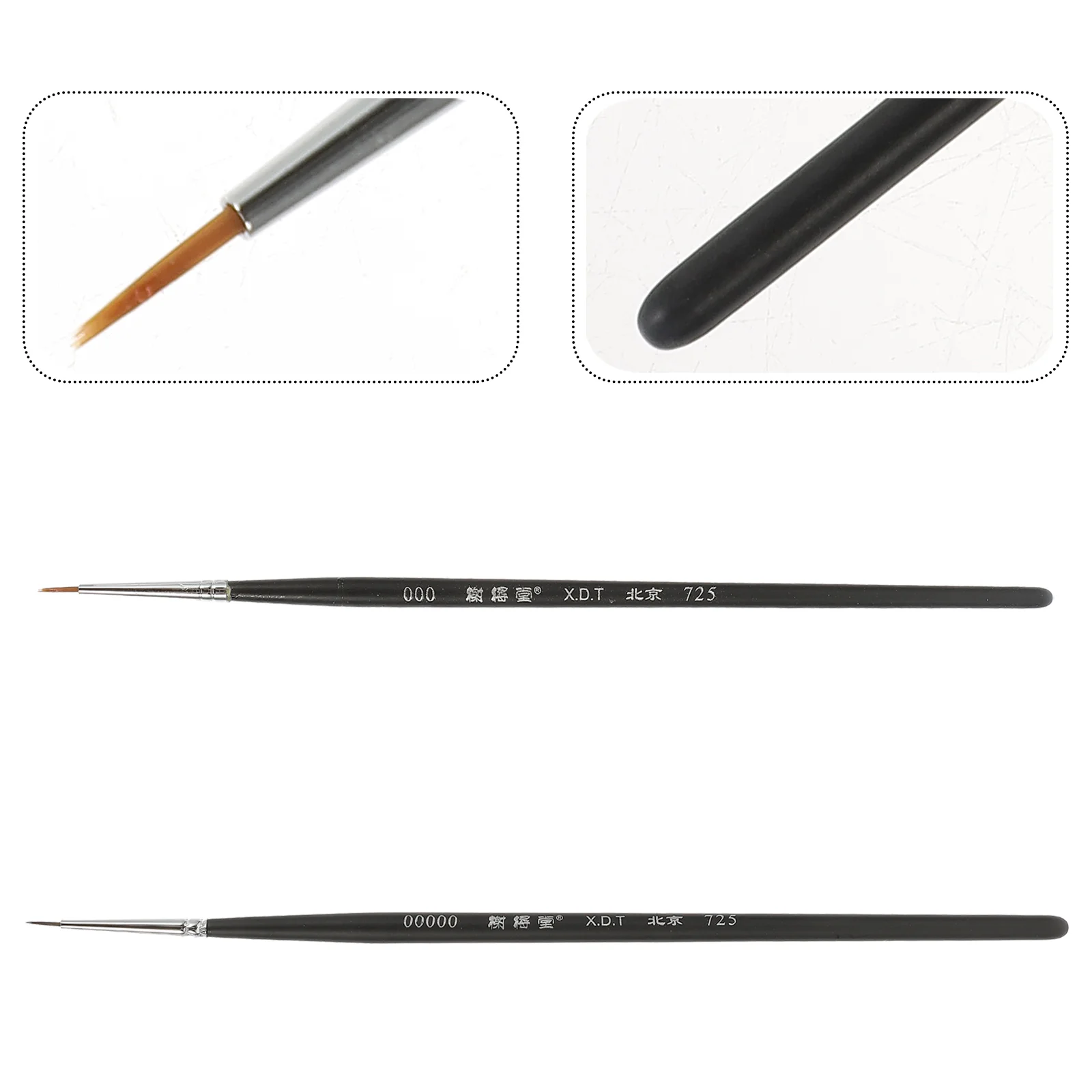 

Набор кистей для рисования маслом и акварелью, 2 шт.