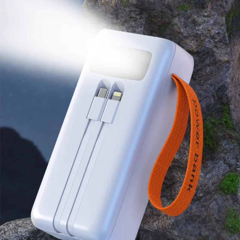 Powerful 50000mAh Power Bank Large Capacity PD20W Fast Charging 30000mAh/20000mAh Powerbank USB C External Battery For iPhone