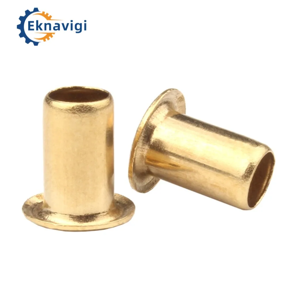 M0.9 M1.0 M1.1 M1.2 M1.3 M1.5 M2 M2.5 GB876 Brass Hollow Tubular Rivets Double-sided Circuit Board PCB Nails 200PCS rivets and fasteners rivets and screws