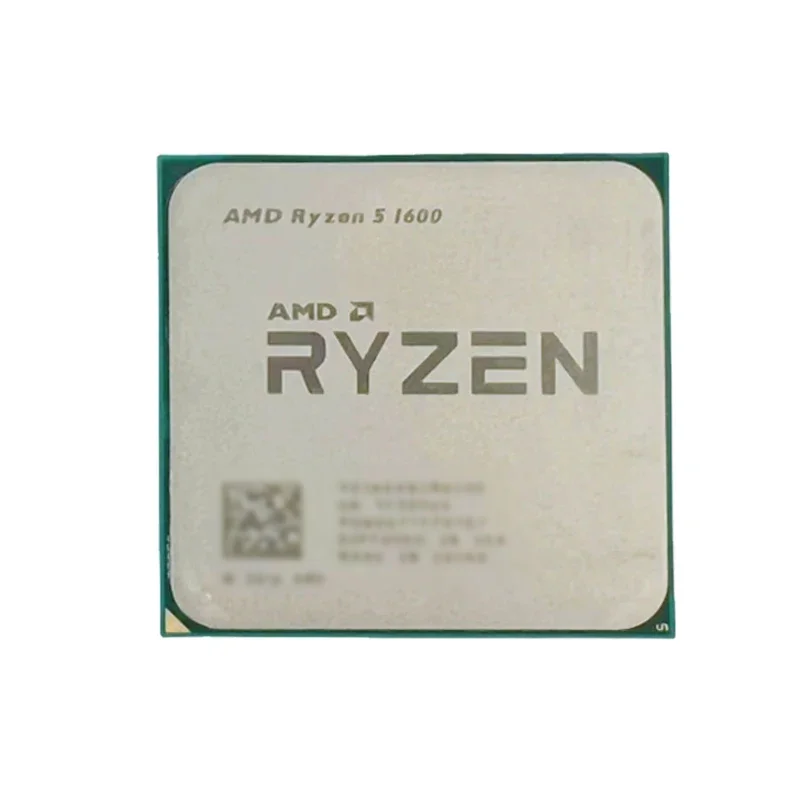AMD Ryzen 5 1600 6코어 12스레드 3.6GHz 언락 데스크탑 CPU 소켓 AM4 (게이밍용) - 패키지 없음