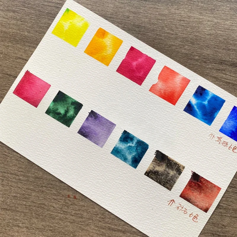 Daniel Smith Professional Artists 6 Colors 5ml Tube Watercolor Pigments Mineral Colors Essentials Starter Acuarelas Set