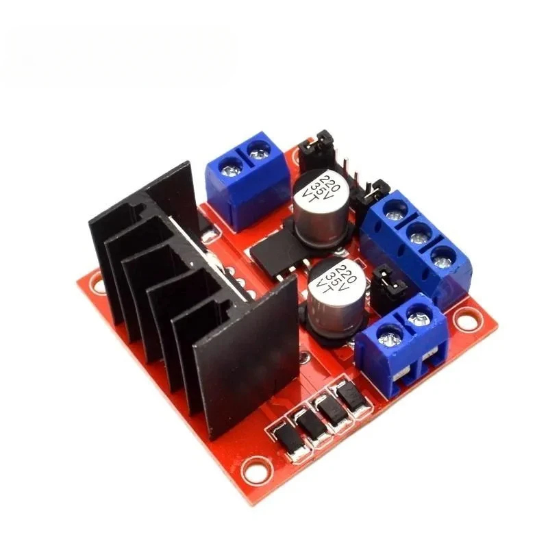 L298N 모듈 모터 드라이버 컨트롤러 보드 Arduino 듀얼 H 브리지 L298 DC 스테퍼 모터 스마트 카 로봇 고출력
