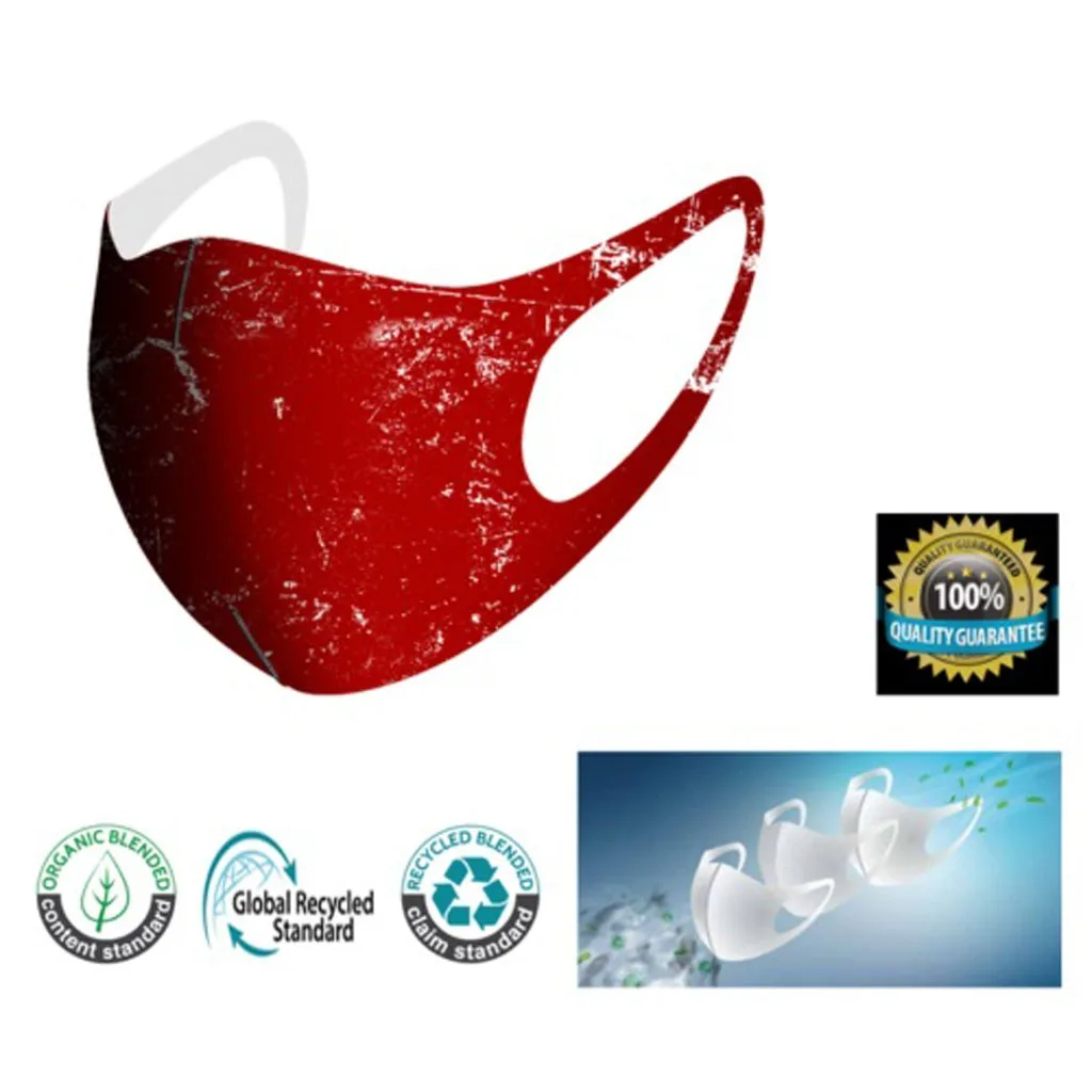 Reusable Colorful Fabric Face Stylish Fashionable Neutral Washable Mask Outdoor Dust-Proof Face Protective Mask Reusable face mask