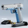 3D Printed M1911 Shell Ejection Gun Pistol Model Gravity Straight Jump Toys Gun Non-Firing Kids Stress Relief Toy Christmas Gift 6