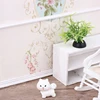 8Pcs 1:6/1:12 Dollhouse Miniature Accessories Molding Wood Trim Skirting Line Wall Panel Waist Lines White Baseboard Top Line 4
